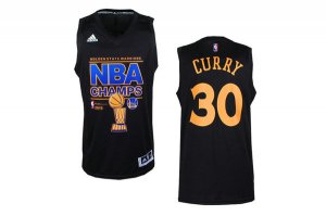 Maillot De Basket Golden State Warriors Stephen Curry 30 2015 Champion Noir